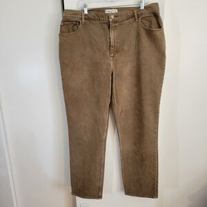 Abercrombie & Fitch Tan Ultra High Rise Jeans